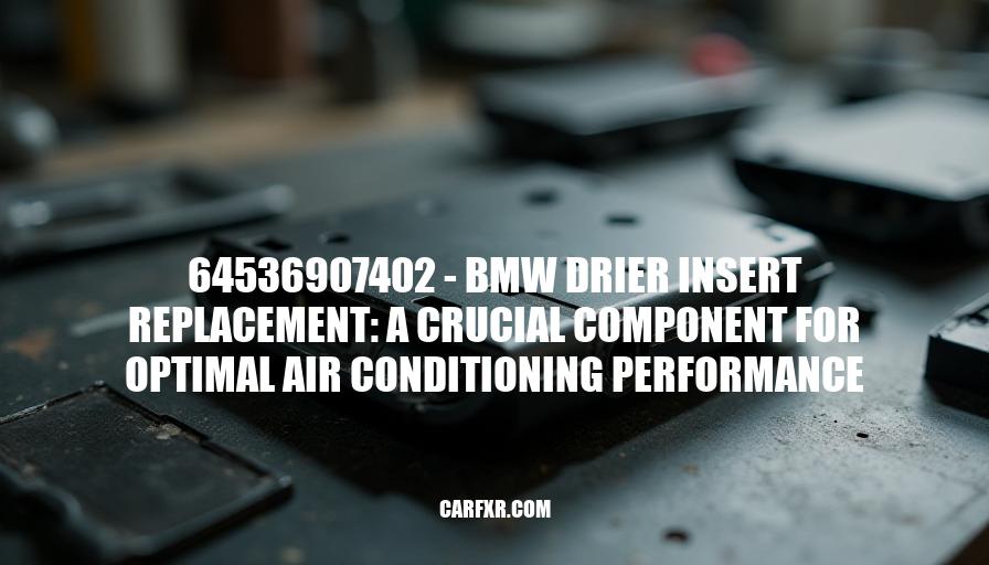 64536907402 - BMW Drier Insert Replacement: A Crucial Component for Optimal Air Conditioning Performance