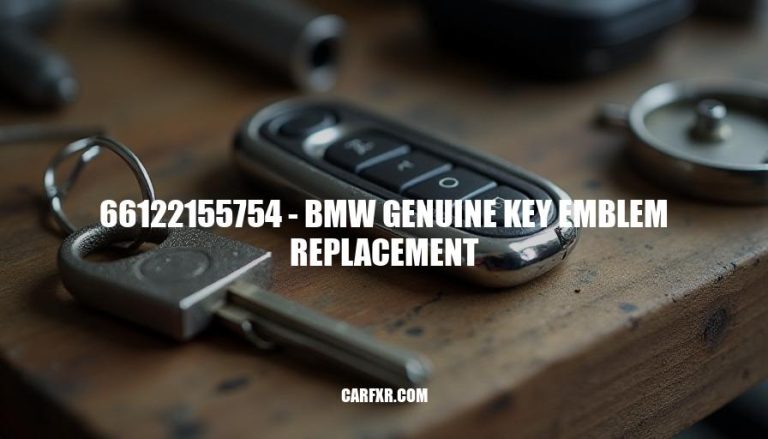 66122155754 - BMW Genuine Key Emblem Replacement