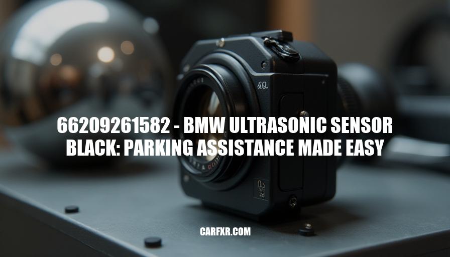 66209261582 - BMW Ultrasonic Sensor Black: Parking Assistance Made Easy