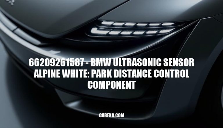 66209261587 - BMW Ultrasonic Sensor Alpine White: Park Distance Control Component