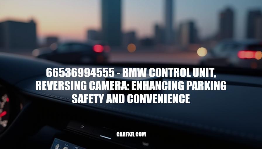 66536994555 - BMW Control Unit, Reversing Camera: Enhancing Parking Safety and Convenience