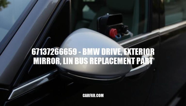 67137266659 - BMW Drive, Exterior Mirror, LIN Bus Replacement Part