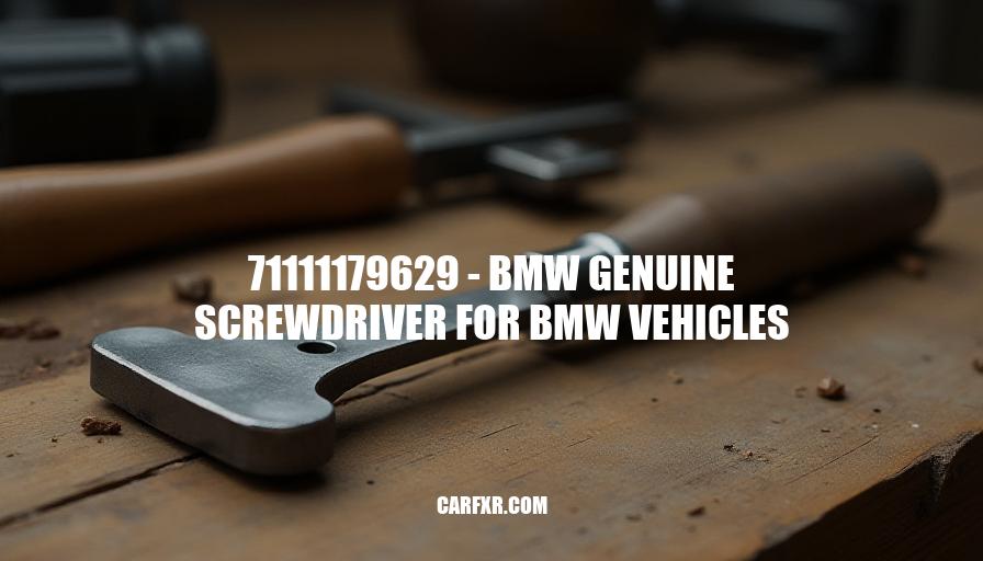 71111179629 - BMW Genuine Screwdriver for BMW Vehicles