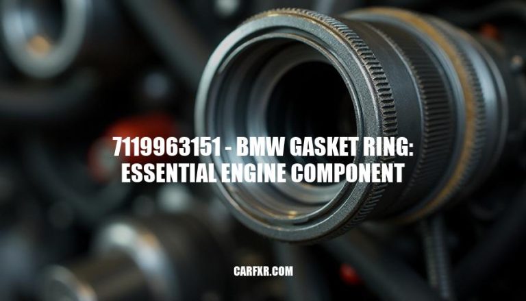 7119963151 - BMW Gasket Ring: Essential Engine Component