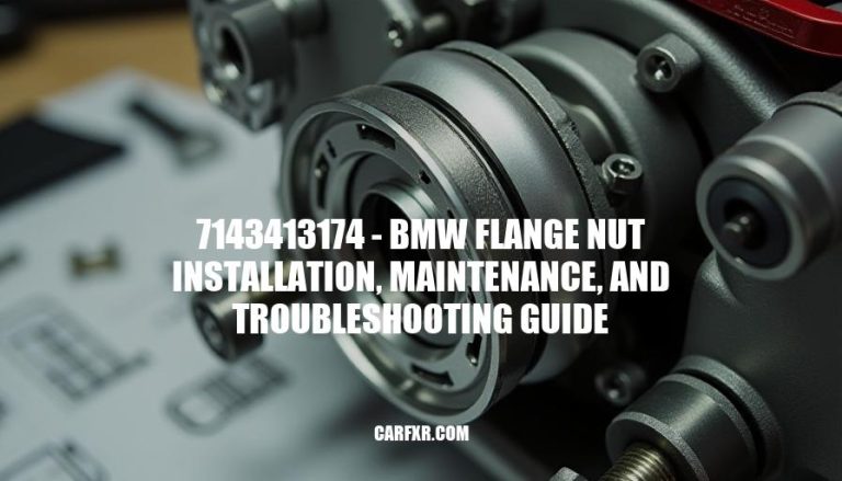 7143413174 - BMW Flange Nut Installation, Maintenance, and Troubleshooting Guide