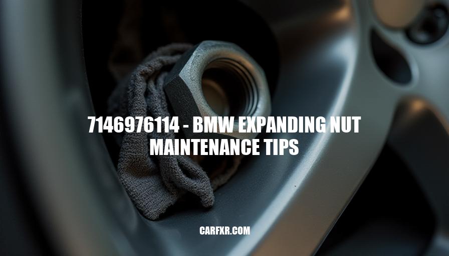 7146976114 - BMW Expanding Nut Maintenance Tips