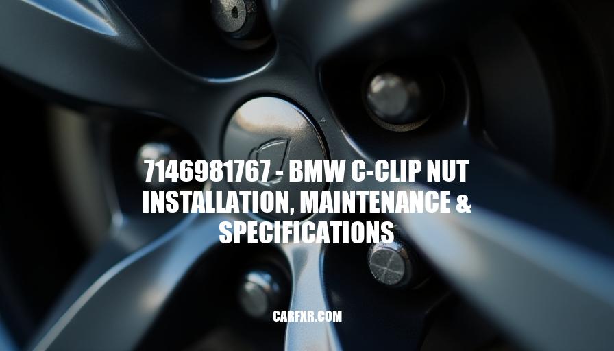 7146981767 - BMW C-Clip Nut Installation, Maintenance & Specifications