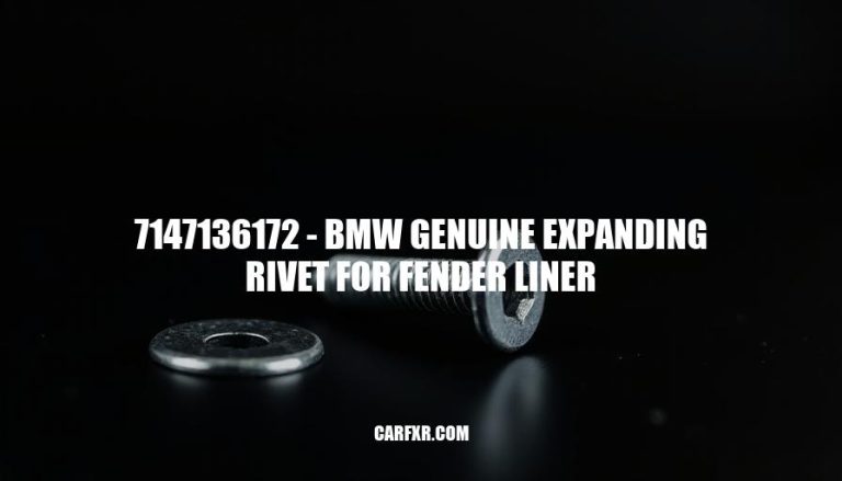 7147136172 - BMW Genuine Expanding Rivet for Fender Liner