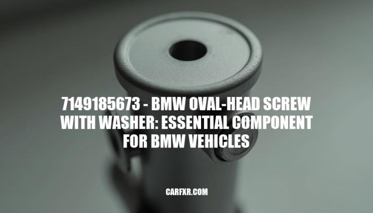 7149185673 - BMW Oval-Head Screw with Washer: Essential Component for BMW Vehicles