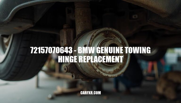 72157070643 - BMW Genuine Towing Hinge Replacement