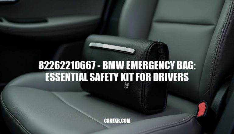 82262210667 - BMW Emergency Bag: Essential Safety Kit for Drivers