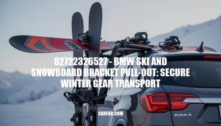 82722326527 - BMW Ski and Snowboard Bracket Pull-Out: Secure Winter Gear Transport