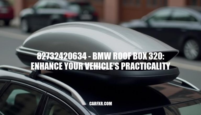 82732420634 - BMW Roof Box 320: Enhance Your Vehicle's Practicality