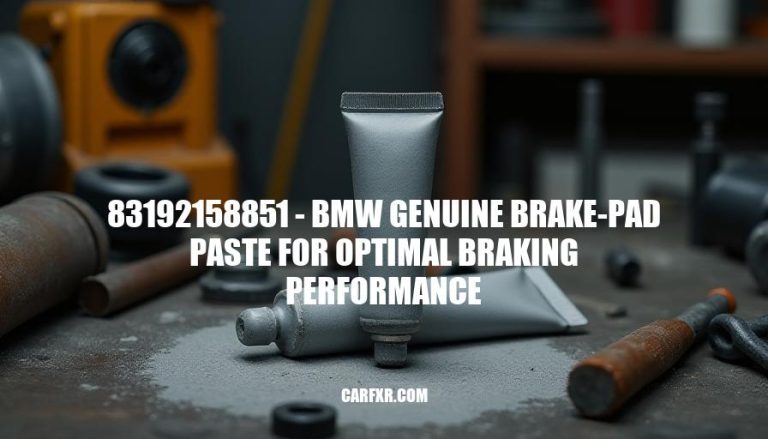 83192158851 - BMW Genuine Brake-pad Paste for Optimal Braking Performance