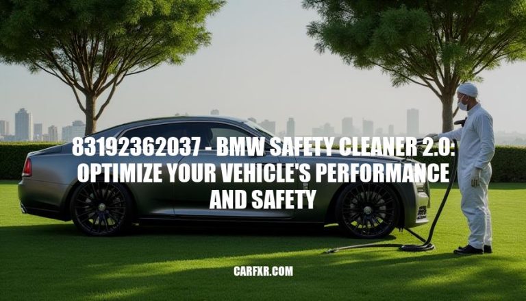 83192362037 - BMW Safety Cleaner 2.0: Optimize Your Vehicle's Performance and Safety