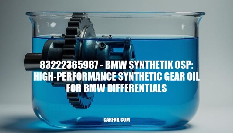 83222365987 - BMW Synthetik OSP: High-Performance Synthetic Gear Oil for BMW Differentials